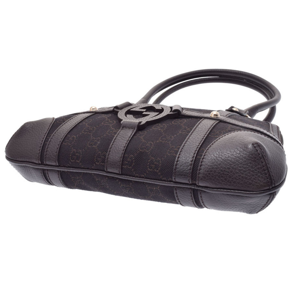 Gucci black GG Reins leather bag Interlocking tote G - Picture 5 of 11